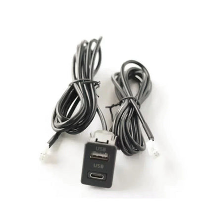 USB & TYPE-C Port Panel Interface Extension Cable Adapter for Navigation (N/A)