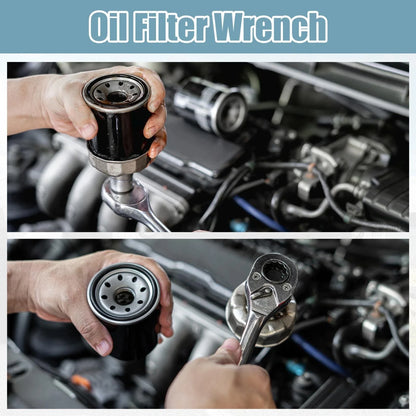 36mm 6 Flutes Oil Filter Cap Wrench Socket Tool for Audi A6L A8L, BMW X5
