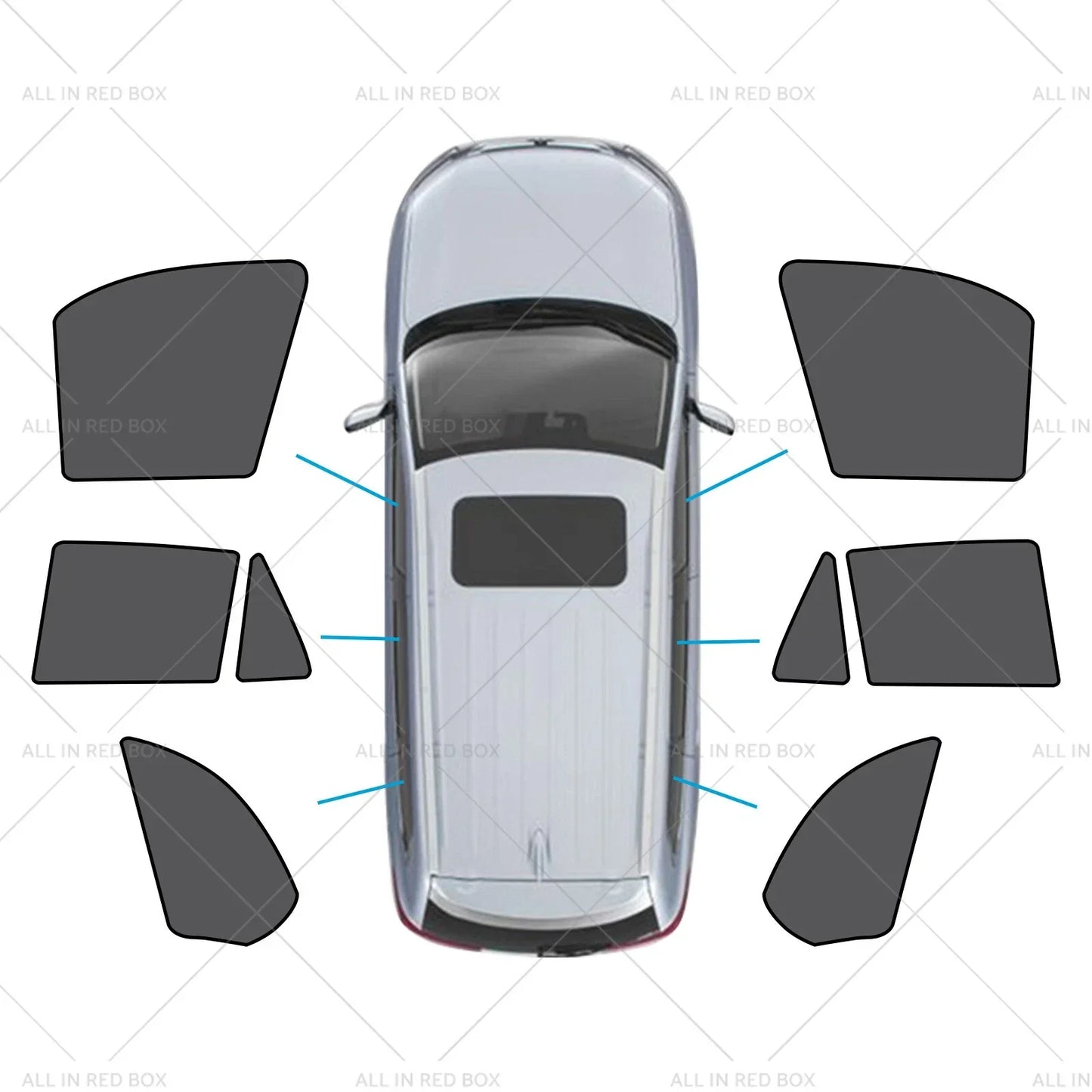 Magnetic Mesh Sun Blind Shades for BMW X5 E70 (2006-2013)