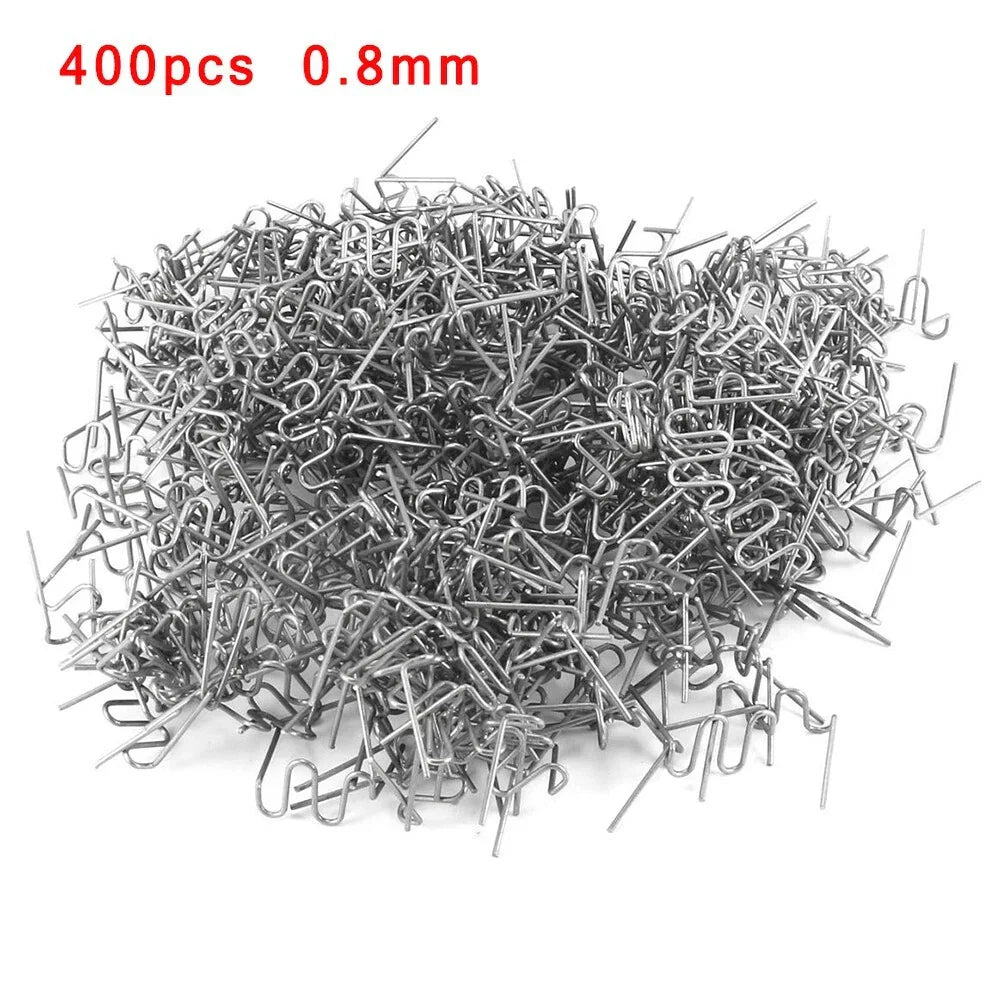 400pcs 0.8mm 0.031 Wave Staples Hot Stapler for Car Bumper Weld Repair