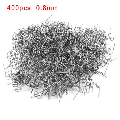 400pcs 0.8mm 0.031 Wave Staples Hot Stapler for Car Bumper Weld Repair