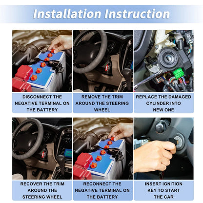 Ignition Lock Cylinder with 2 Keys for Honda Civic 1.3L (2003-2005)