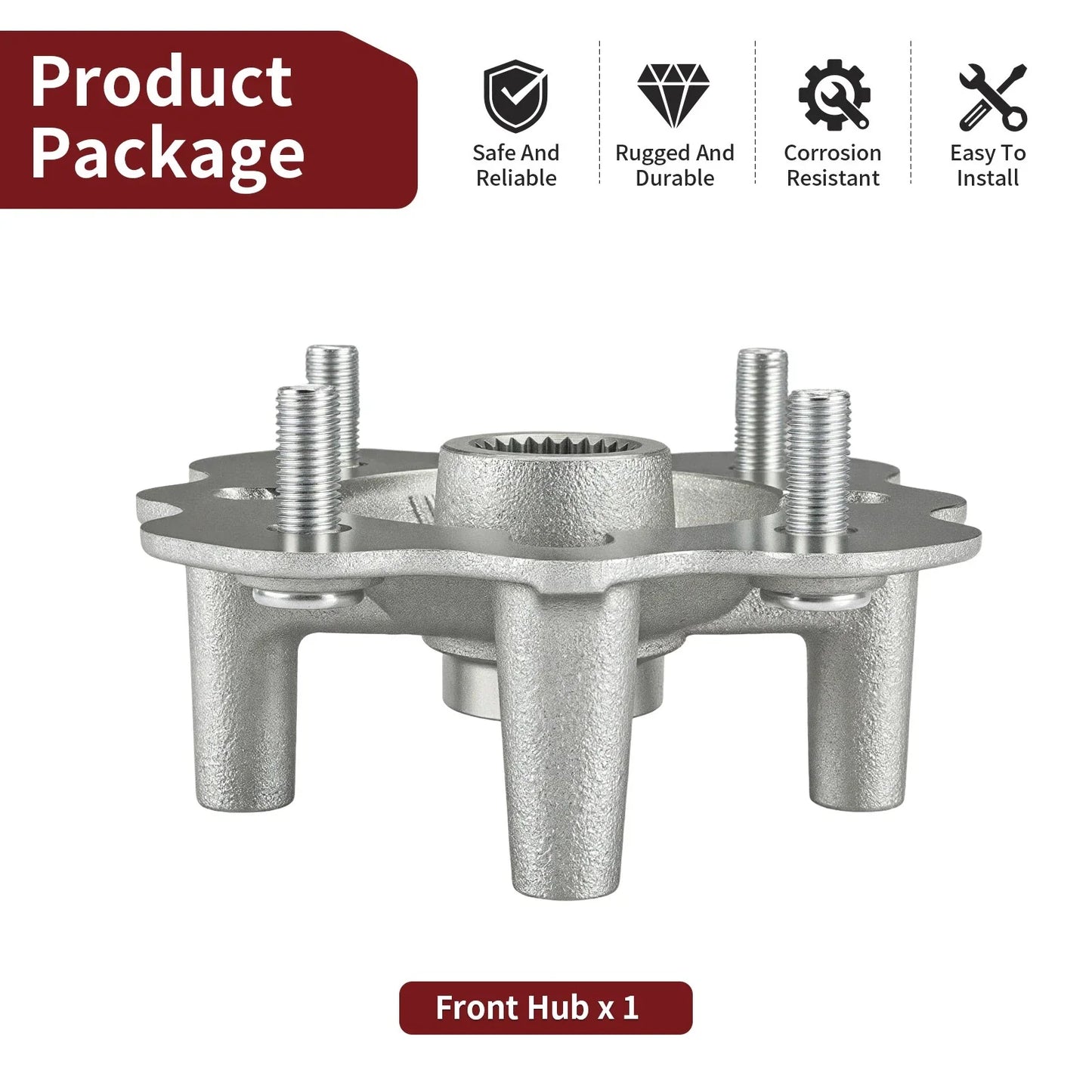 Front Hub for Yamaha Grizzly 400 4x4 Auto (2007–2014)