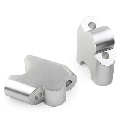 Silver HandleBar Bar Risers Mount Clamp Adapter for BMW F800R (2015-2017)
