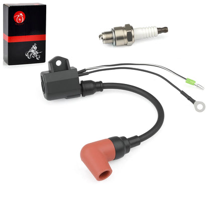 Ignition Coil with Spark Plug for Yamaha 2 Stroke HP