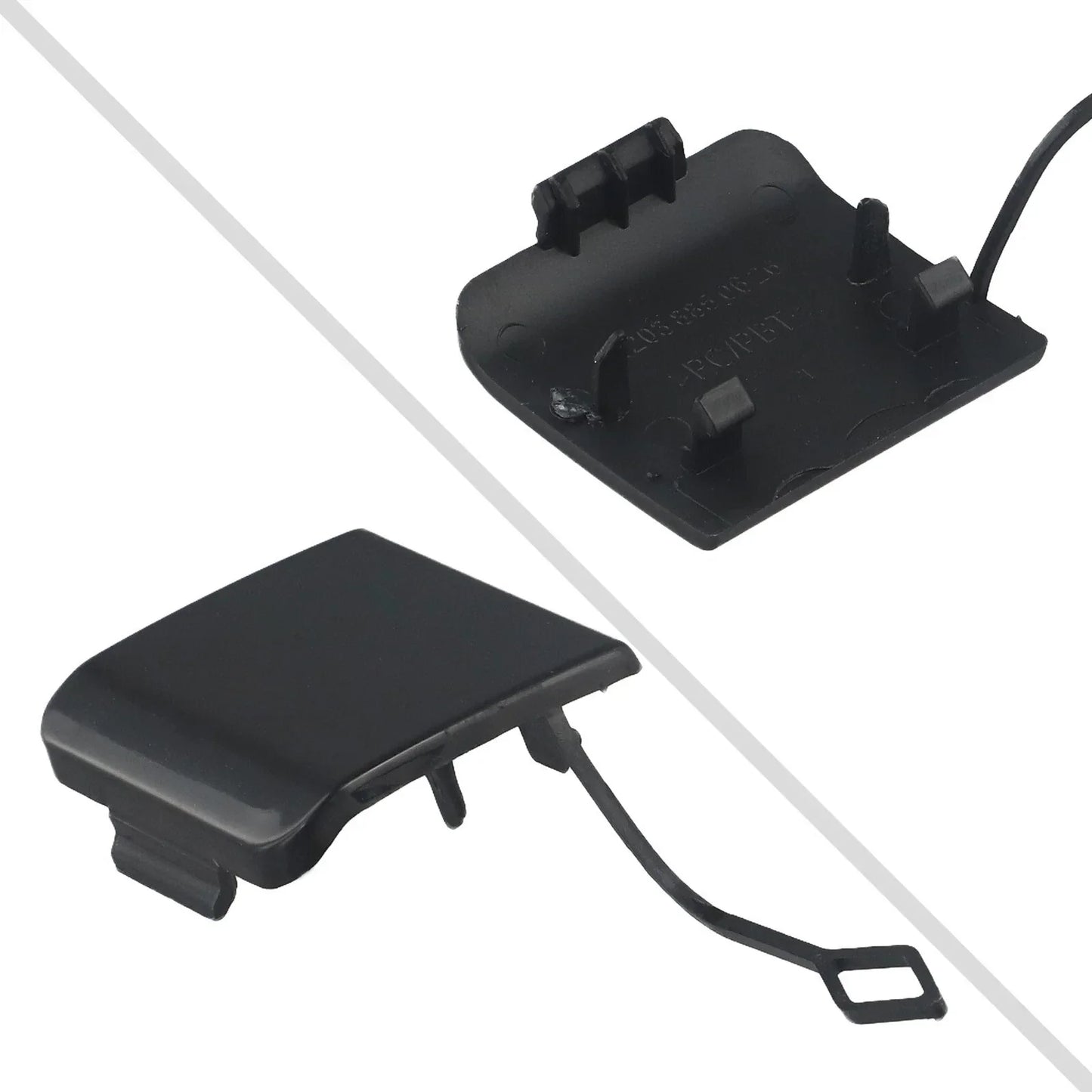 Front Bumper Tow Hook Winch Cover for Mercedes W203 (2000–2007)