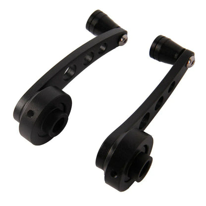 Aluminum Car Window Door Winder Cranks Black for Universal (AU Ship)