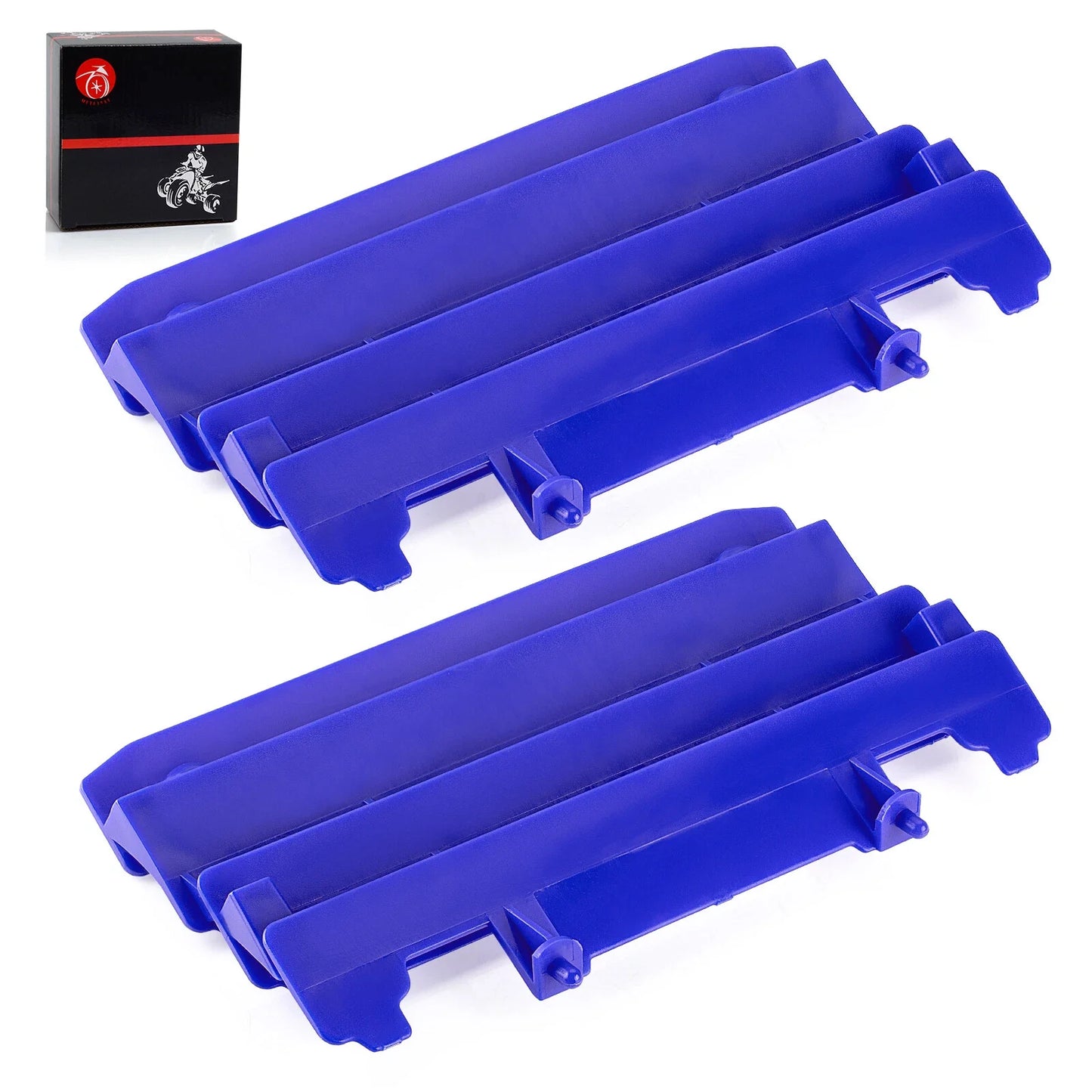 Pair Blue Radiator Louvers Guards for Yamaha YZ125/X YZ250/X (2006–2022)