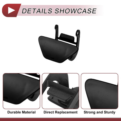 Bumper Headlight Washer Nozzle Cover Cap for BMW 528i (2012-2013) Black