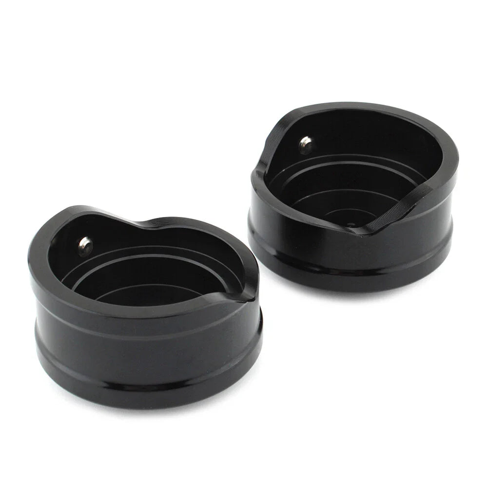 Black Upper Fork Stem Nut Cover for Harley Softail Breakout FXBR FXBRS (18-23)