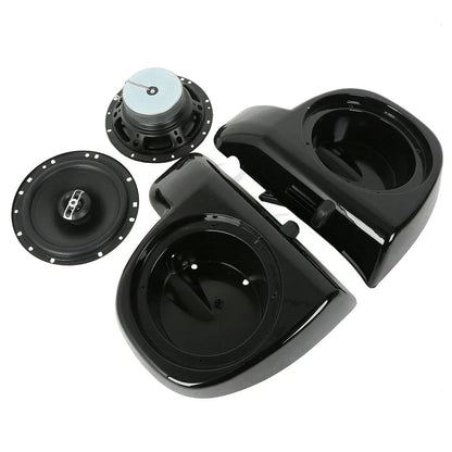 6.5" Lower Vented Fairings Speaker Glove Box for Harley Touring FLHT (14-24)