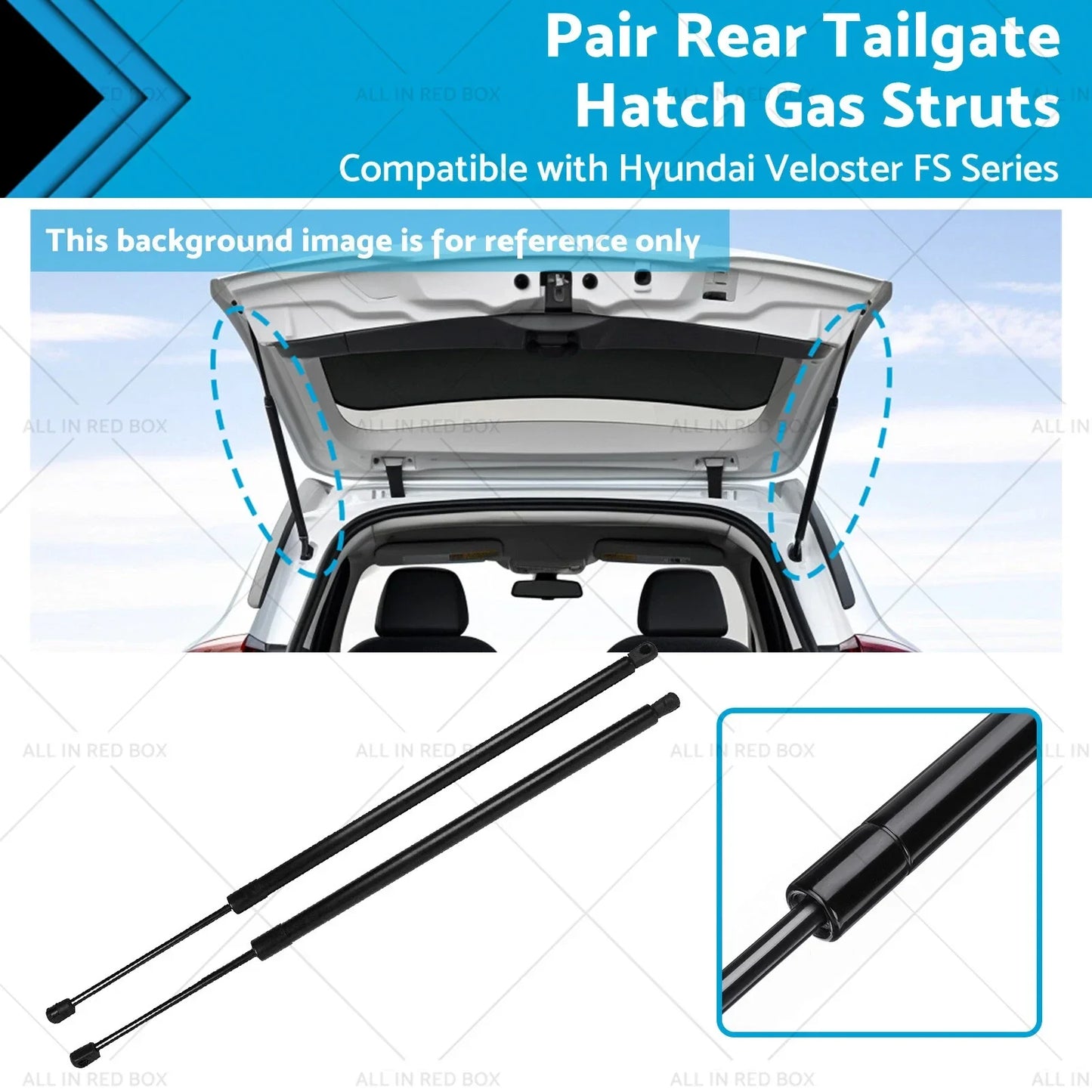 Rear Tailgate Gas Struts for Hyundai Veloster (2012-2018)