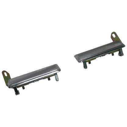 2x Front Left & Right Chrome Handles for Toyota Landcruiser 40 Series(1960–1984)