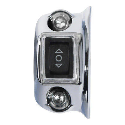 Chrome Clutch Bracket Switch ON/OFF Button for Harley Touring Sportster Dyna