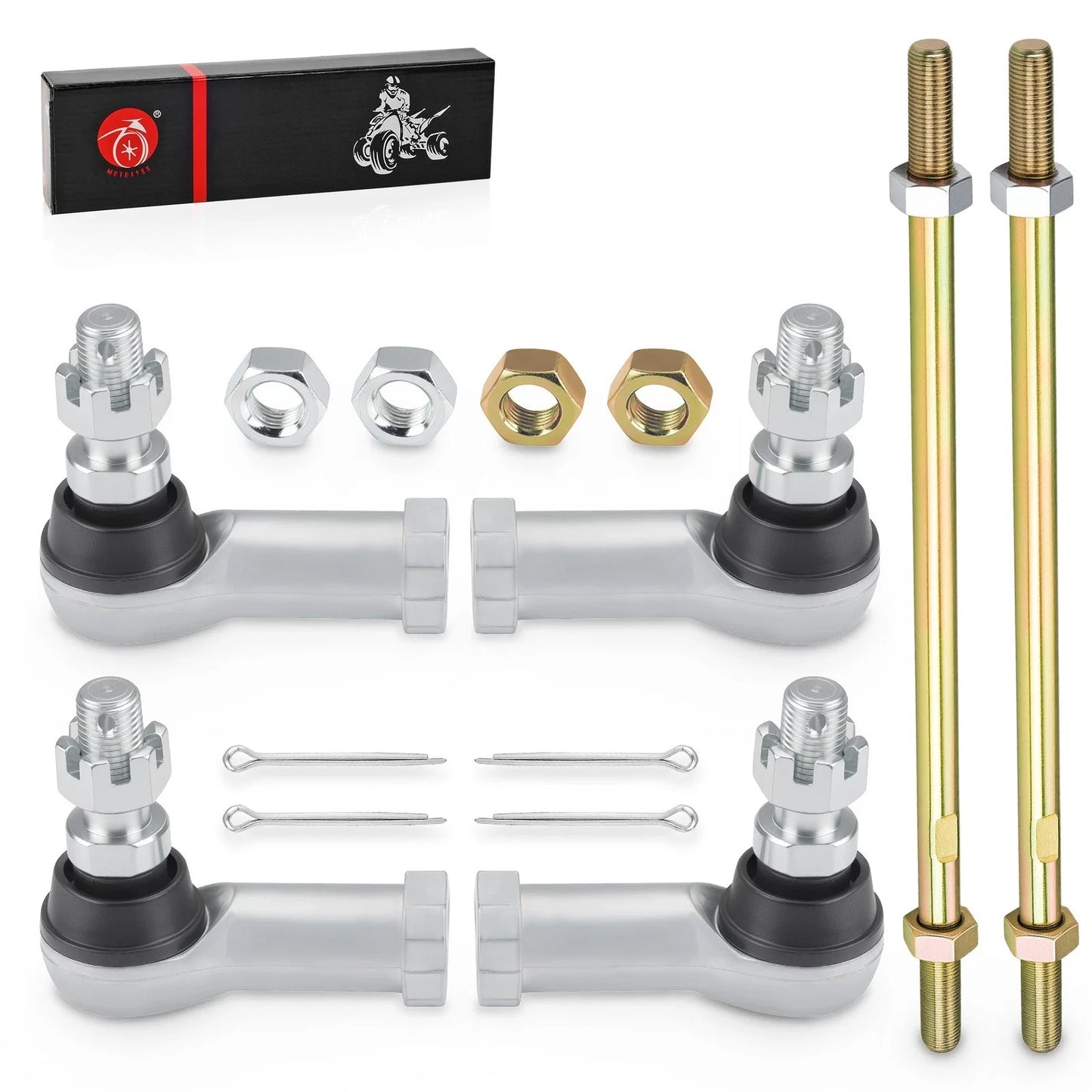 Tie Rod Ends Kit 2x Left & Right for Honda Rancher 420 TRX420TE (2007–2013)