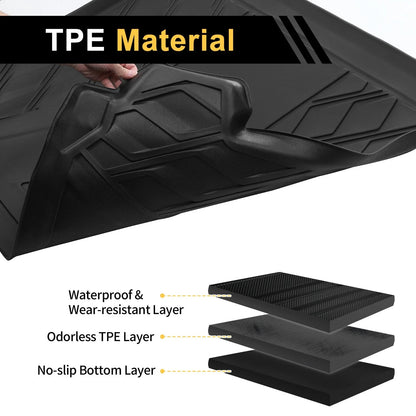 Rear Trunk Mat for BMW 5 Series 520i 530i G30 5 Seats TPE Cargo Liner (2017 - 2023)