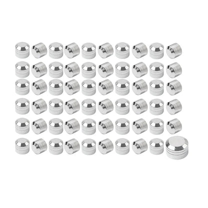 60 x Chrome Engine Bolt Caps Covers for Harley Evolution Engines (1984-1999)