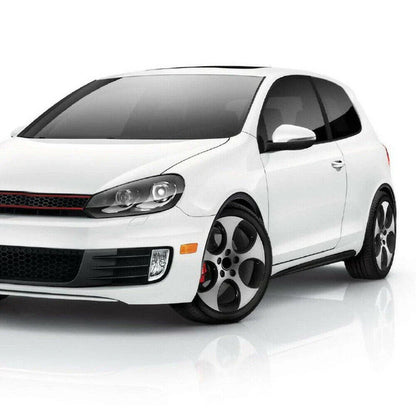 Set Carbon Fiber Car Wheel Trims Eyebrow Arch Trim Lips Fender Flares