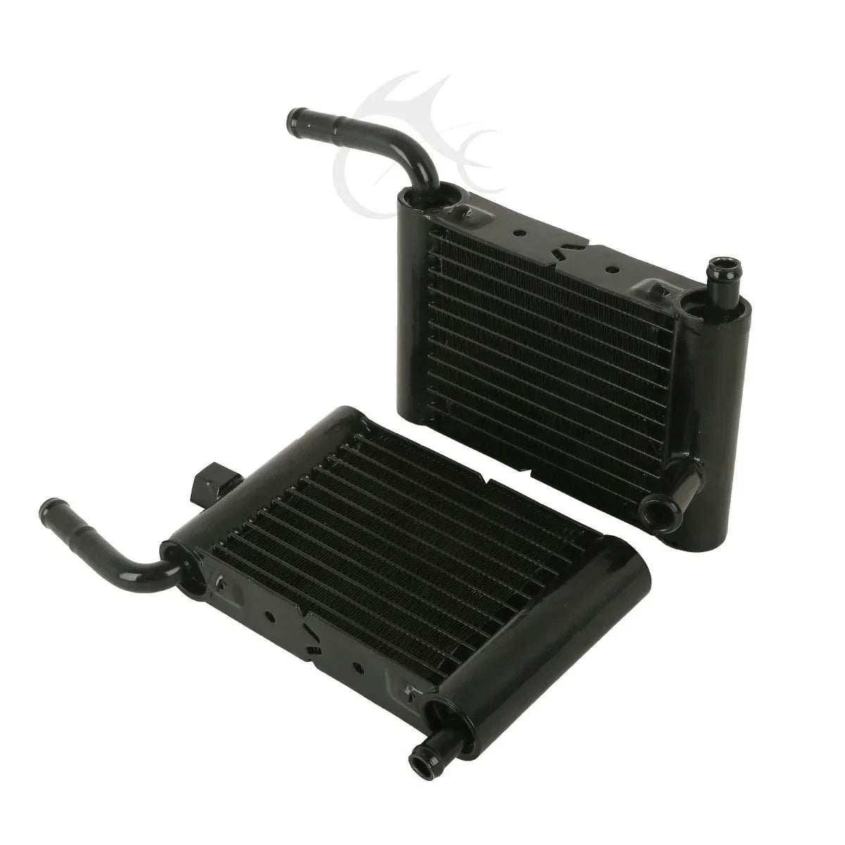 Black Lower Vented Fairing Radiator Cooler for Harley Touring (2014-2023)