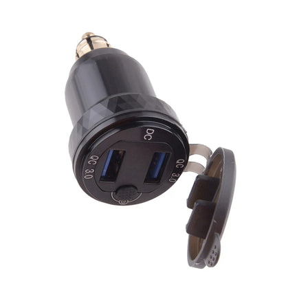 QC3.0 Dual USB ON-Off Charger Hella DIN Adapter for BMW ( Specified)