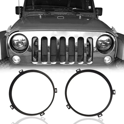 7" Headlight Mount Bracket Ring for Jeep Wrangler JK (2007-2018)