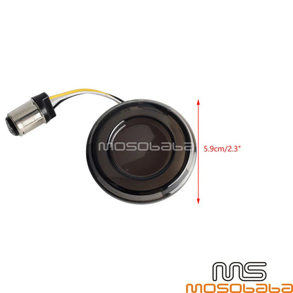 Front LED Turn Signal Lights for Harley Softail Dyna