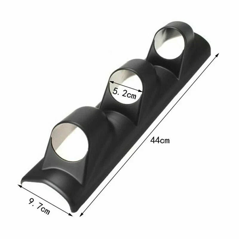 52mm Triple Hole Gauge Pillar Pod Mount Holder for Universal Dashboard AU Ship