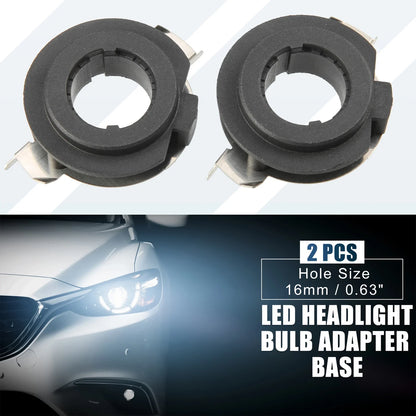 H7 LED Headlight Bulb Holder Adapter Socket Clip for BMW E60 ML450