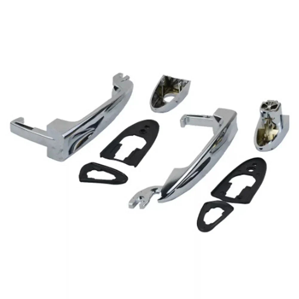Silver ABS External Door Handle for Lancia Ypsilon (2003–2011)
