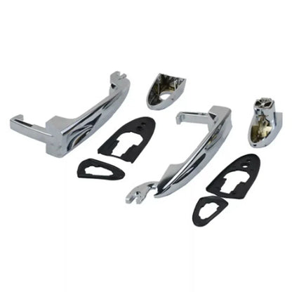 Silver ABS External Door Handle for Lancia Ypsilon (2003–2011)