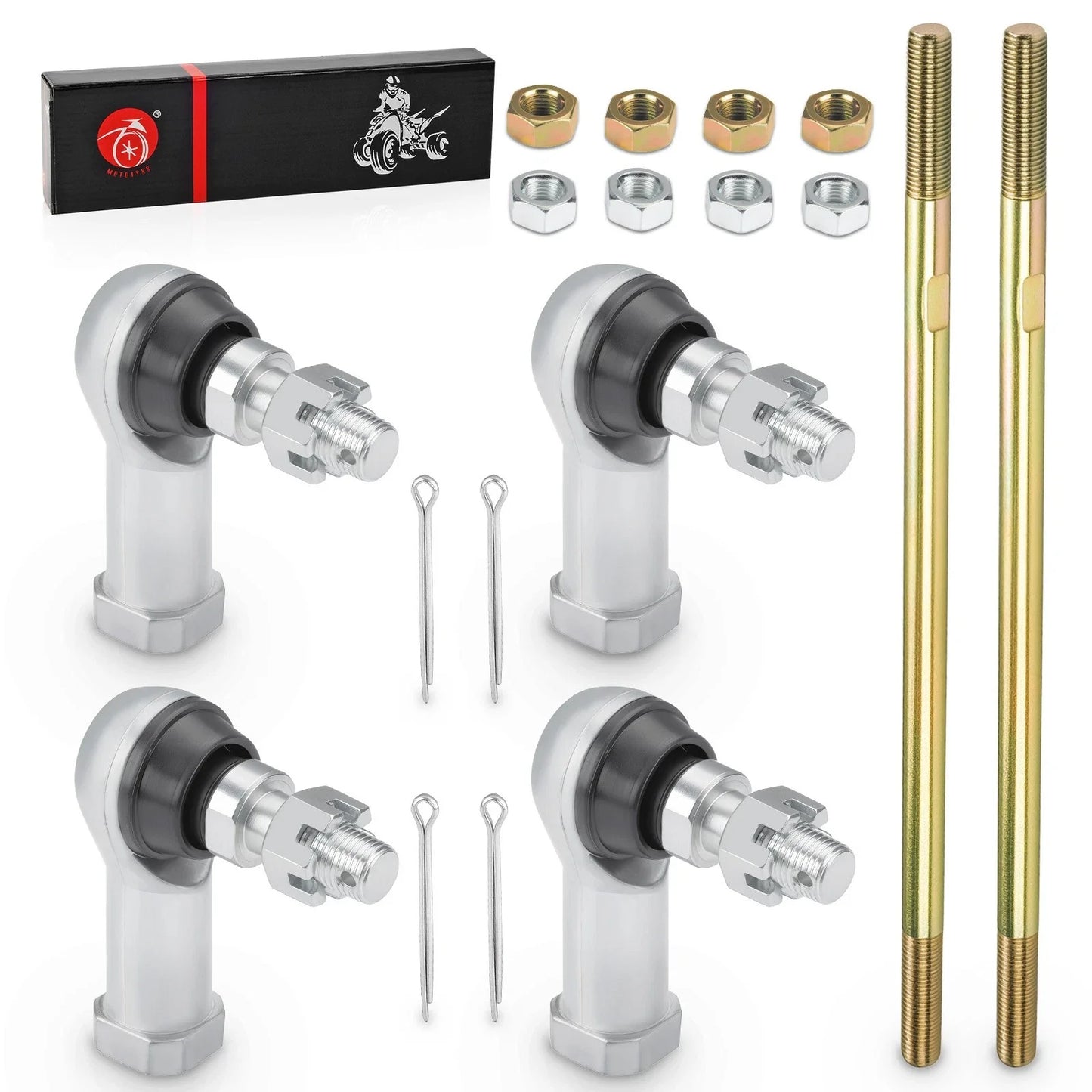 Tie Rod Ends Kit Left and Right for Honda Rancher 420 2x4 TRX420TM (2007–2013)