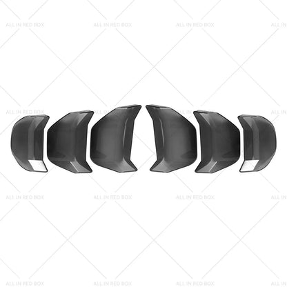 6 x Car Tail Light Lamp Cover Trim for Ford Mustang GT (2018-2022)