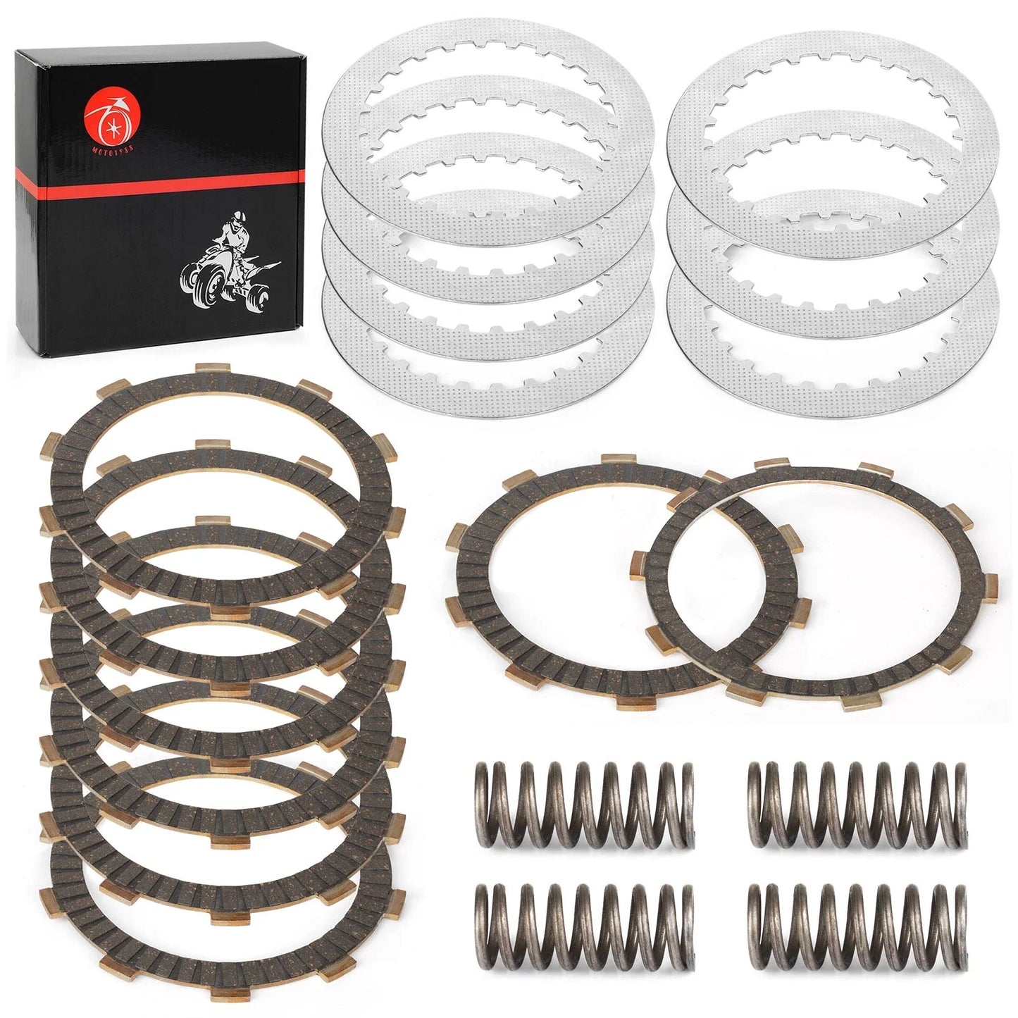 Clutch Friction Steel Plates Kit for Honda Shadow Spirit 750 (2007–2014)