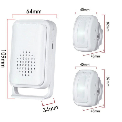 Wireless PIR Motion Sensor Door Gate Entry Chime Alarm