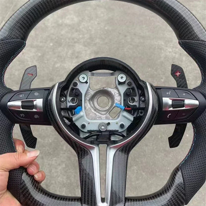 Carbon Fiber Steering Wheel Paddle Shifter for BMW F30 F32 F33 F36 M3 M4 (2012-2020)