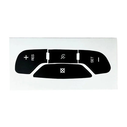 Steering Wheel Navigation Radio Button Sticker for Cadillac Chevy Tahoe Suburban (2007-2014)