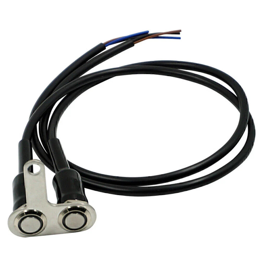 12V Blue LED Motorcycle Switch Waterproof for Handlebar