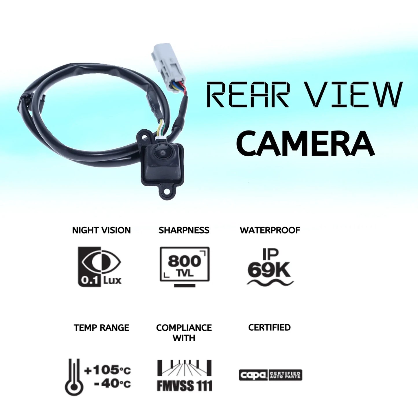 Reverse Camera 6 Pin Connector for Holden Colorado RG (2016–2020)