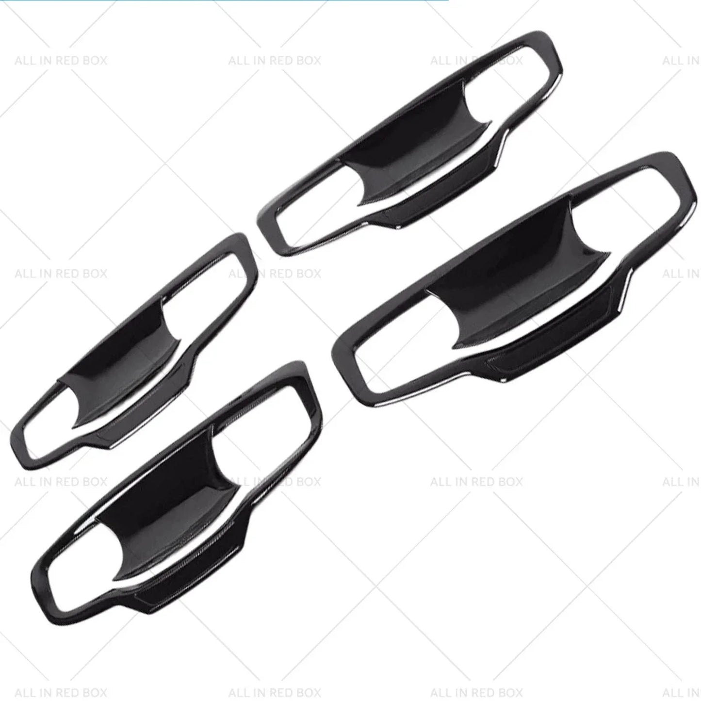 Gloss Black Door Handle Bowl Cover Trim for Mitsubishi Triton (2024+)