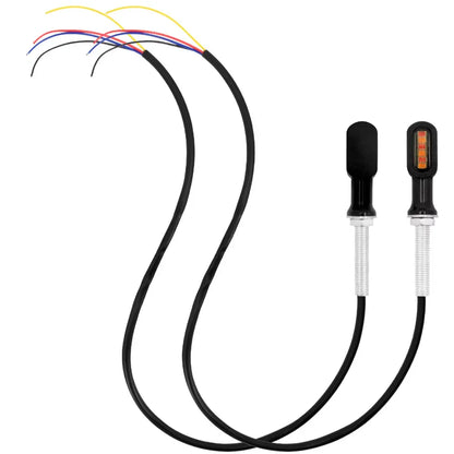 Rear Mini LED E Mark Turn Signal Lights for Harley Softail Touring Sportster
