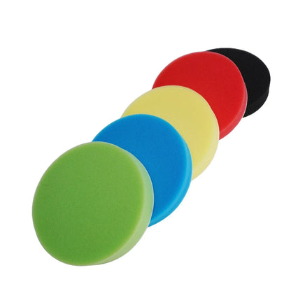 5 Pieces Sponge Polishing Waxing Buffing Pad Set for Auto Car