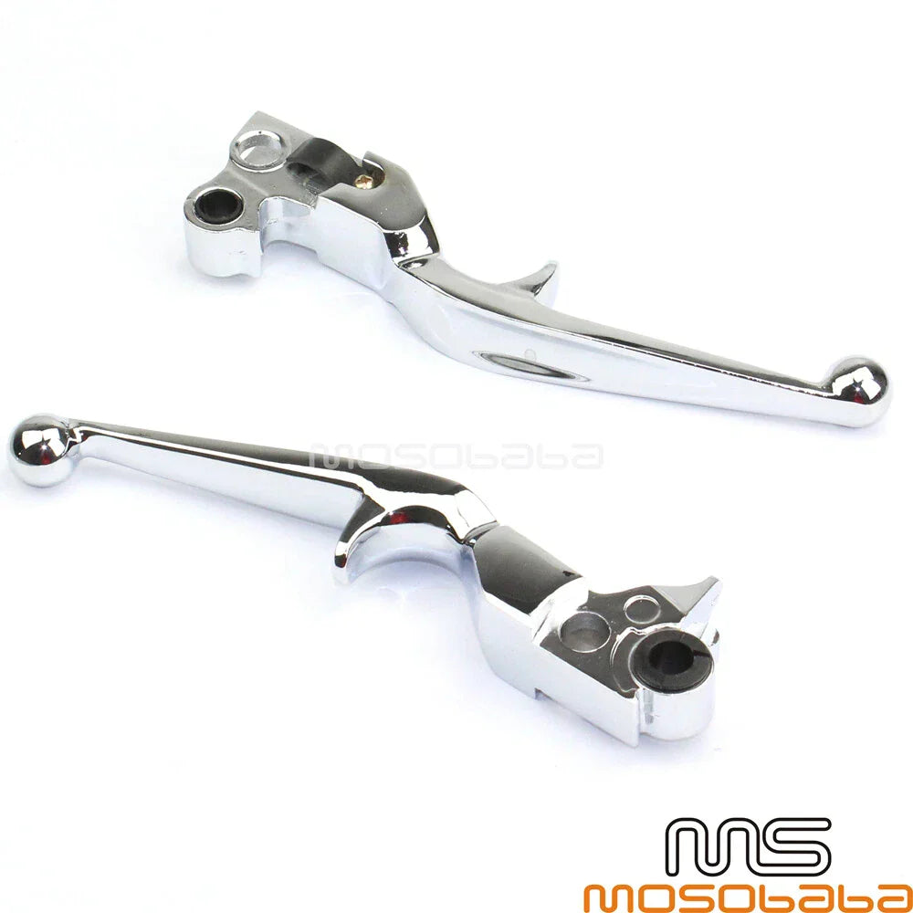 Chrome Hand Lever Clutch Brake Lever for Harley Softail FLSTSC FLSTF FLSTN FXSTC (2000-2017)