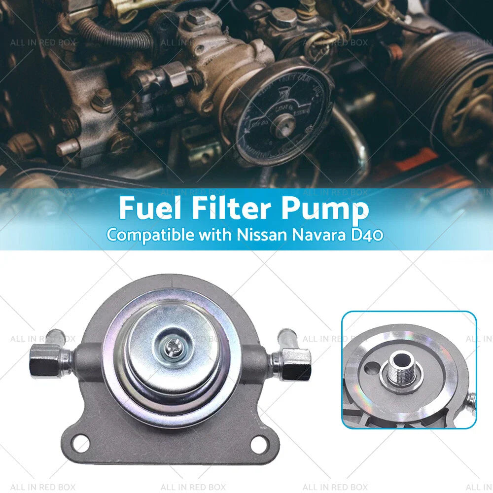 Diesel Fuel Filter Primer Pump 10mm for Nissan Navara D40 (2006 - )