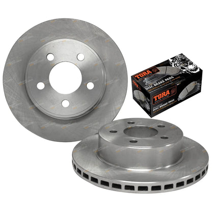 Front Disc Rotors + Brake Pads for Falcon AU (1998-2000)