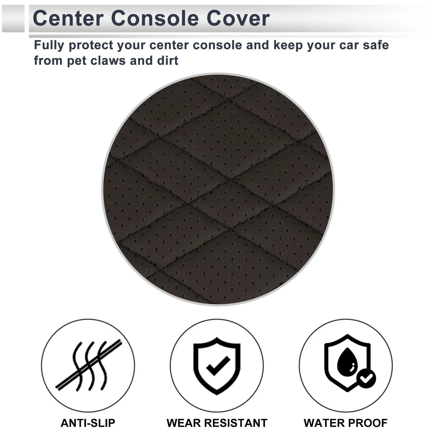 Center Console Cover with Storage Bag for BMW X5 (2014-2018)