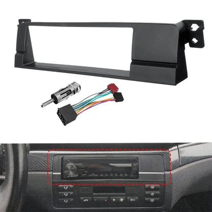 1Din Radio Fascia Adaptor & Harness for BMW 3 Series E46 (1998–2005)