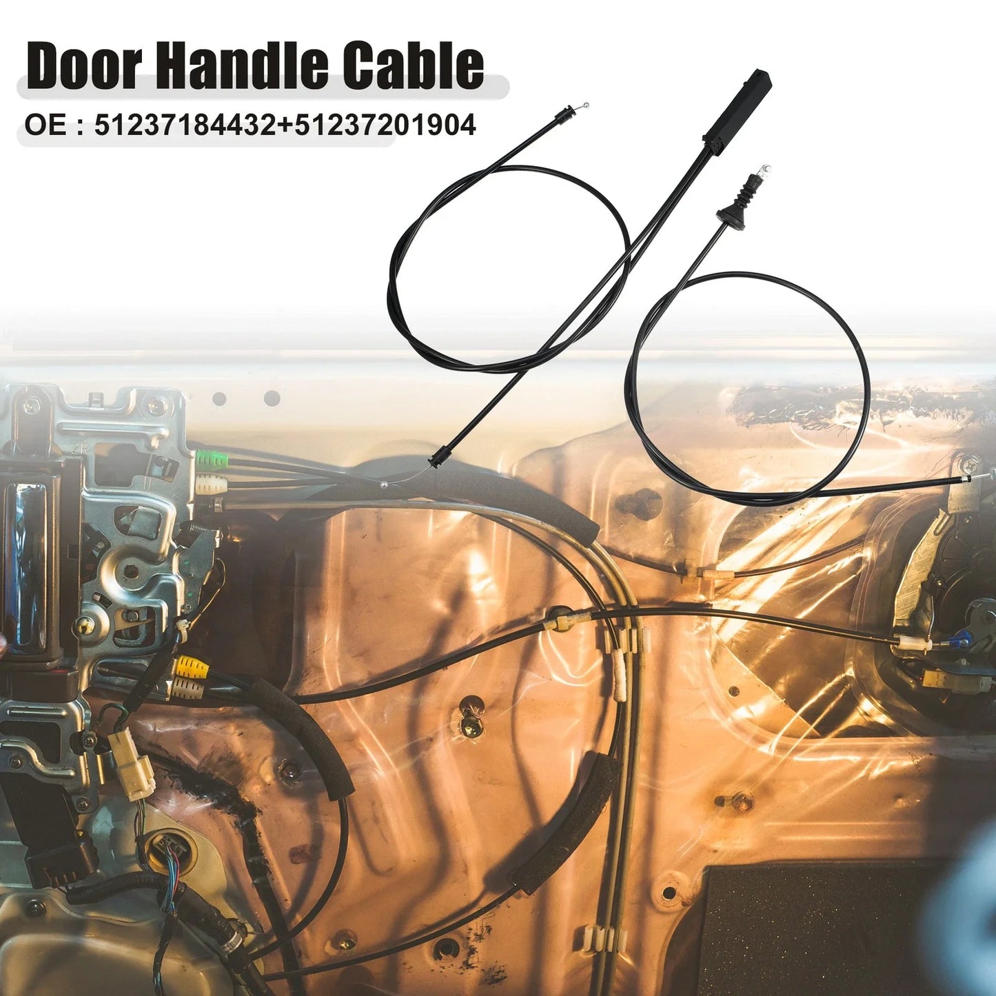 Hood Release Cable Door Handle Cable for BMW 328i