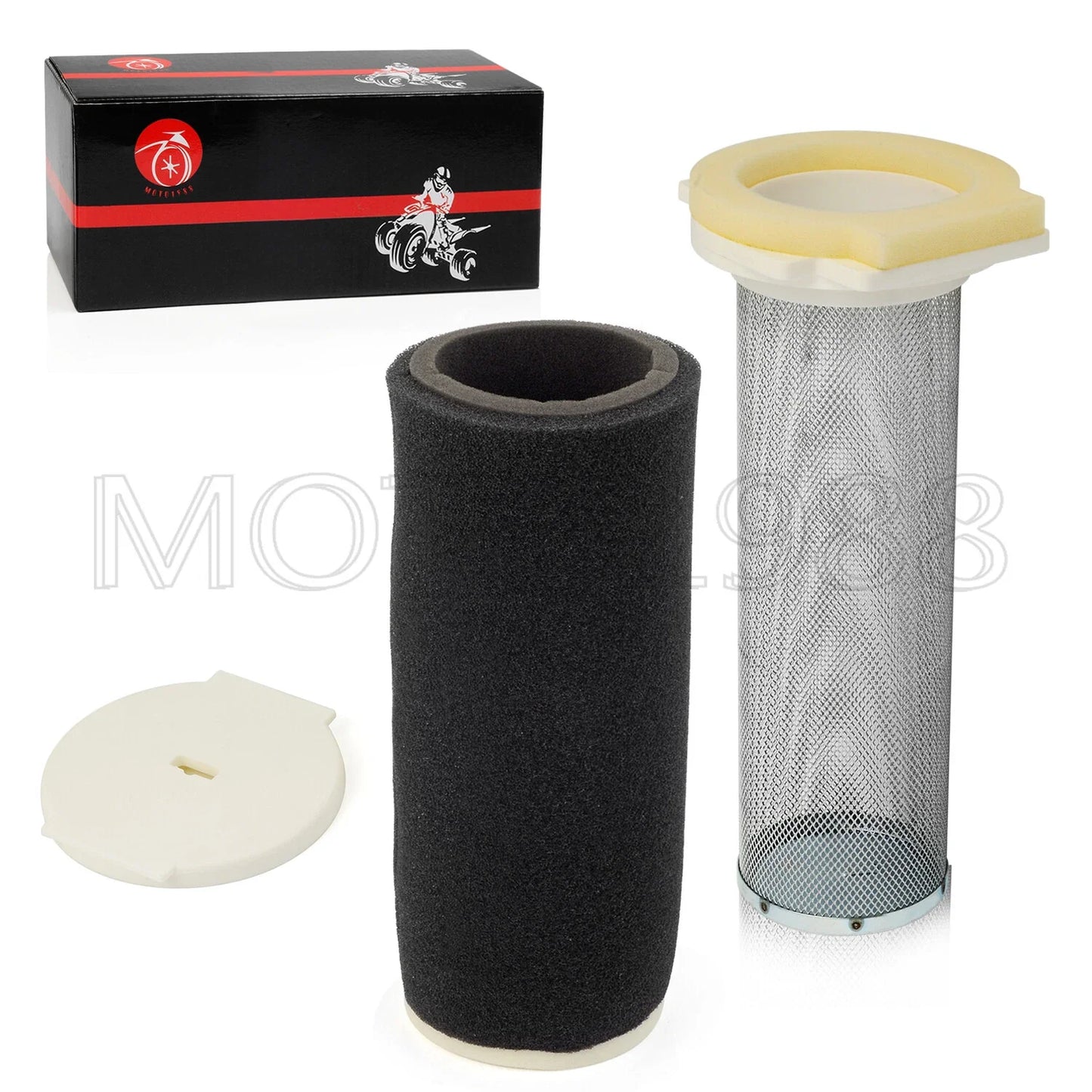 Element Air Filter Cage End Cap Kit for Yamaha Warrior 350 (1987–2004)