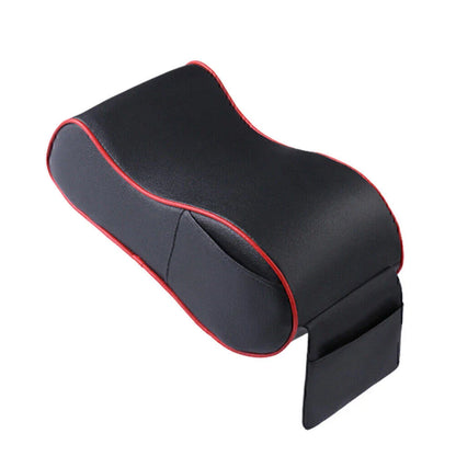 Black PU Memory Foam Console Armrest Cushion Pad for Car SUV