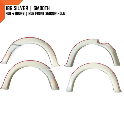 18G Silver Fender Flares for Ford Ranger PX3 (2018-2021)